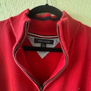 Tommy Hilfiger Men's Red Sweater